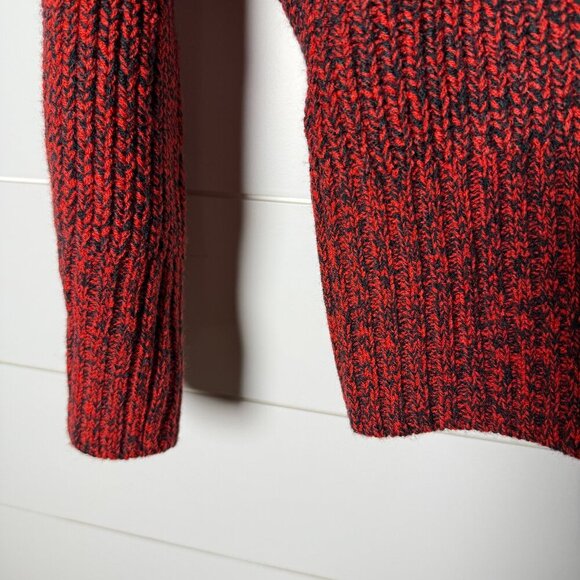 Sanctuary Relaxed Neck Red & Black Sweater Size Large - Picture 3 of 6
